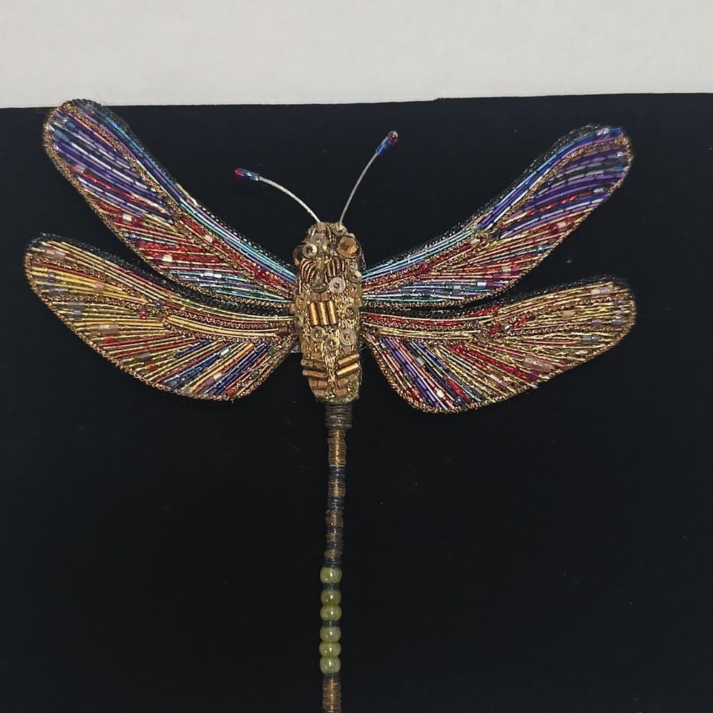 Trovelore Brown Hawker Dragonfly Brooch 🚨 Rare Find